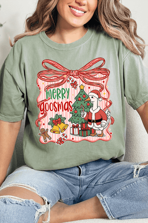 Merry Goosmas Comfort Colors Adult Ring - Spun Cotton Tee - Wholesale Accessory Market