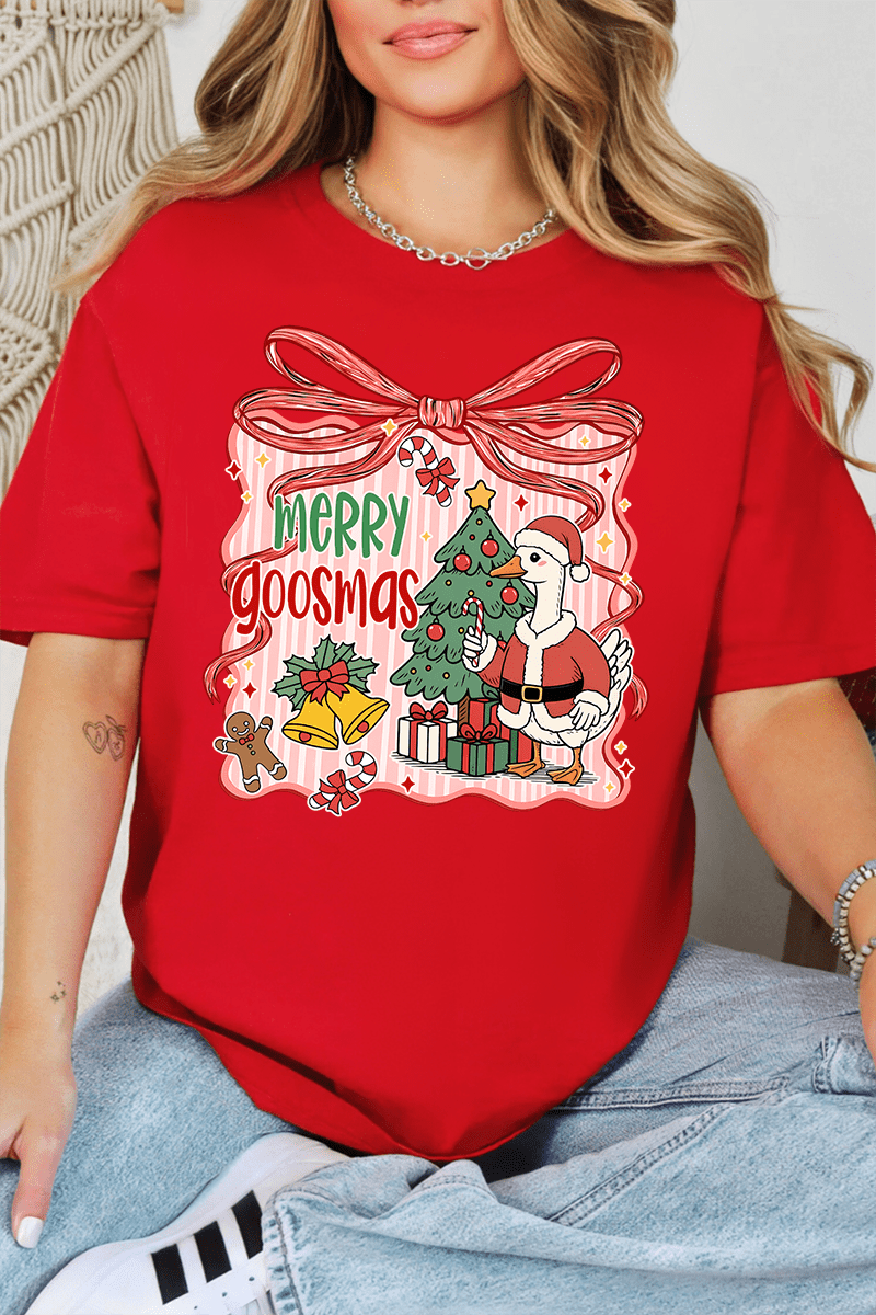 Merry Goosmas Comfort Colors Adult Ring - Spun Cotton Tee - Wholesale Accessory Market