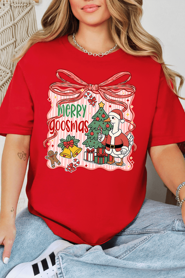 Merry Goosmas Comfort Colors Adult Ring - Spun Cotton Tee - Wholesale Accessory Market