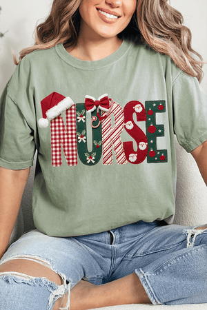 North Pole Nurse Comfort Colors Adult Ring-Spun Cotton Tee - Wholesale Accessory Market