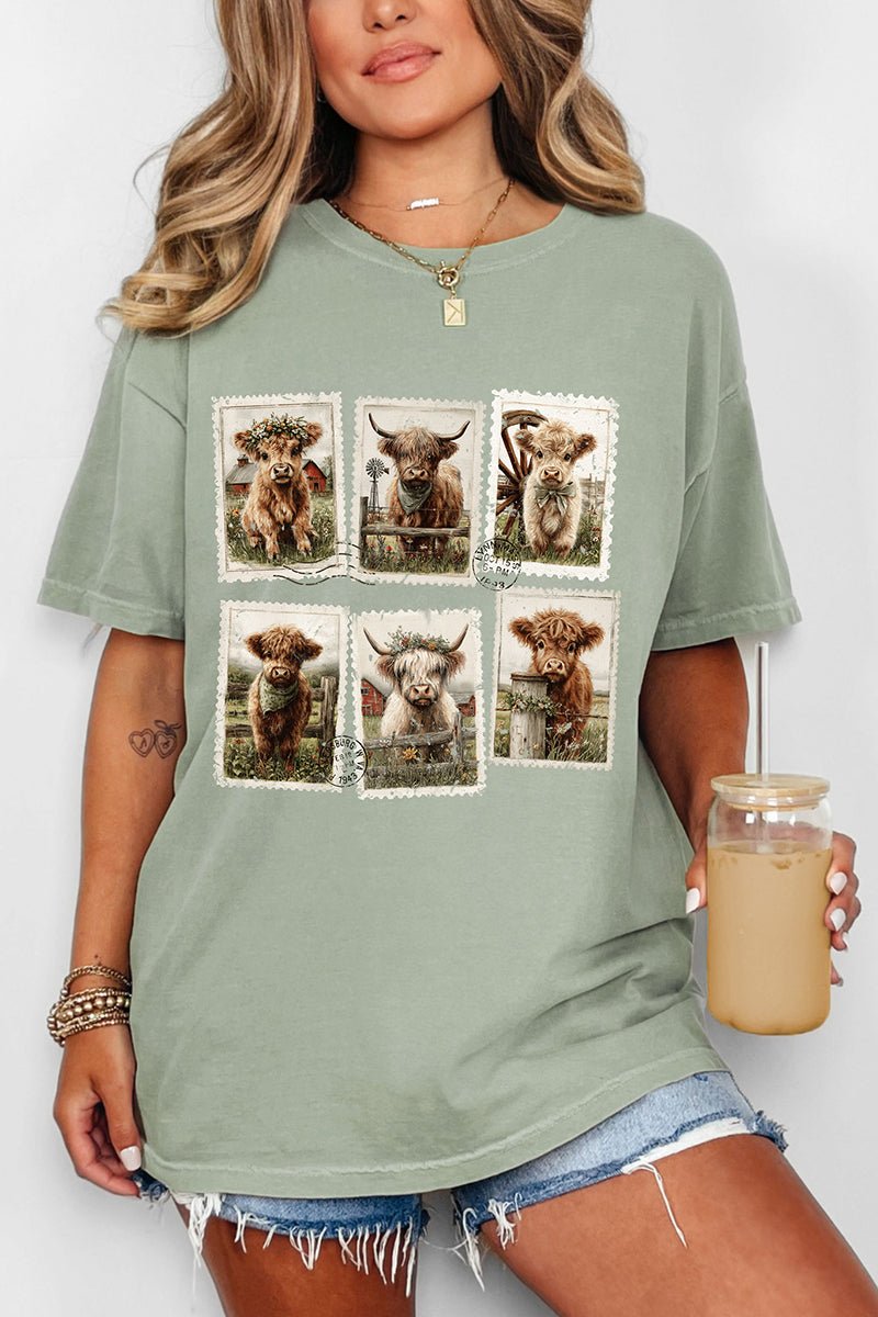Pastures & Postcards Comfort Colors Adult Ring - Spun Cotton Tee - Wholesale Accessory Market