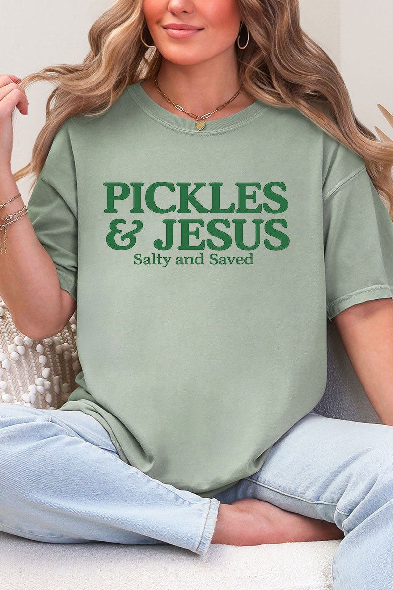 Pickles & Jesus Comfort Colors Adult Ring - Spun Cotton Tee - Wholesale Accessory Market