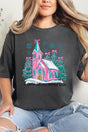 Pink Church Come Let Us Adore Him Comfort Colors Adult Ring - Spun Cotton Tee - Wholesale Accessory Market