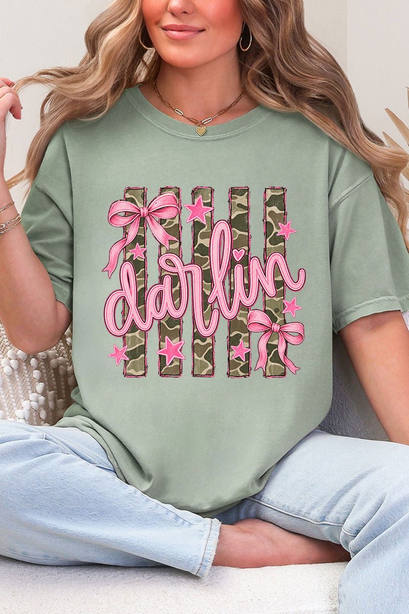 Pink Southern Darlin Comfort Colors Adult Ring-Spun Cotton Tee - Wholesale Accessory Market