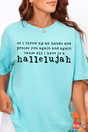 Praise You Again, Hallelujah Comfort Colors Adult Ring - Spun Cotton Tee - Wholesale Accessory Market