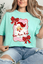 Preppy Santa Coquette Comfort Colors Adult Ring - Spun Cotton Tee - Wholesale Accessory Market