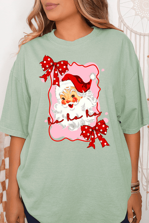 Preppy Santa Coquette Comfort Colors Adult Ring - Spun Cotton Tee - Wholesale Accessory Market