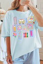 Preppy Teacher Swirl Comfort Colors Adult Ring - Spun Cotton Tee - Wholesale Accessory Market