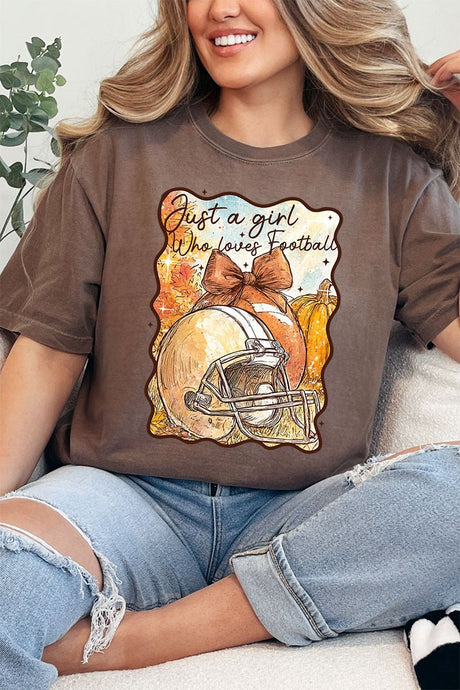 Pumpkin Spice And Football Lights Comfort Colors Adult Ring - Spun Cotton Tee - Wholesale Accessory Market