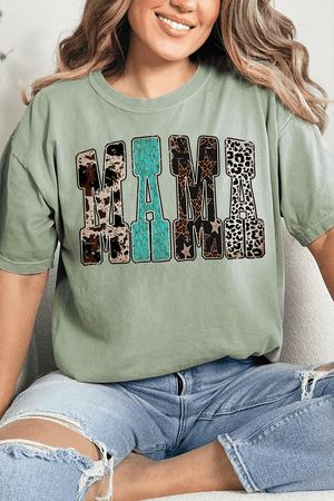 Ranch Glam Mama Comfort Colors Adult Ring - Spun Cotton Tee - Wholesale Accessory Market