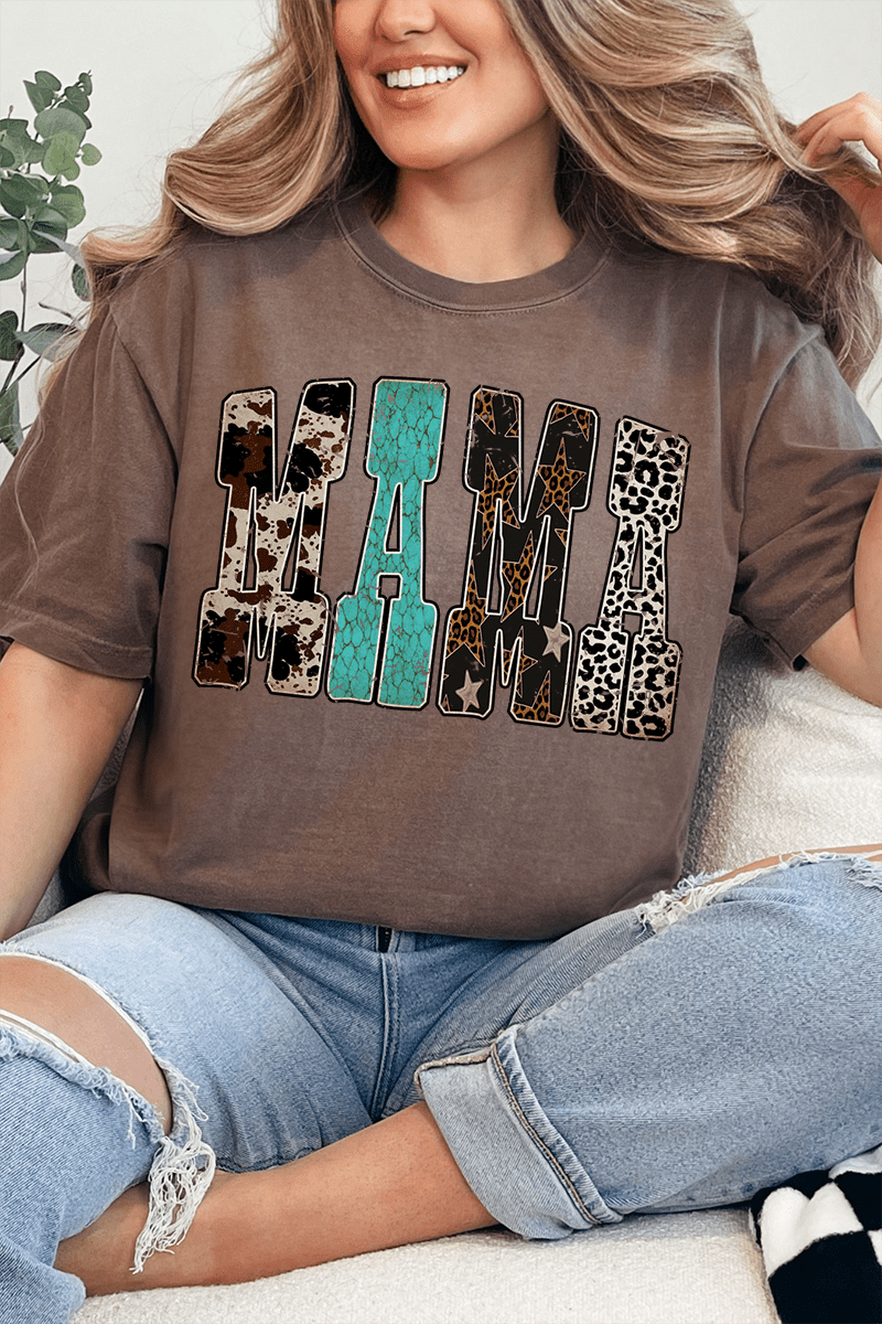 Ranch Glam Mama Comfort Colors Adult Ring - Spun Cotton Tee - Wholesale Accessory Market