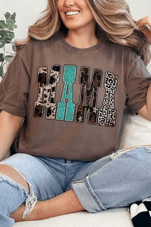Ranch Glam Mama Comfort Colors Adult Ring - Spun Cotton Tee - Wholesale Accessory Market