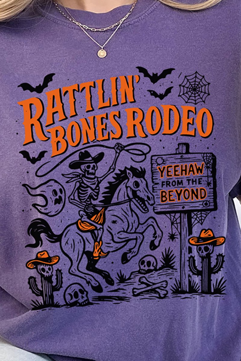 Rattlin' Bones Rodeo Comfort Colors Adult Ring - Spun Cotton Tee - Wholesale Accessory Market