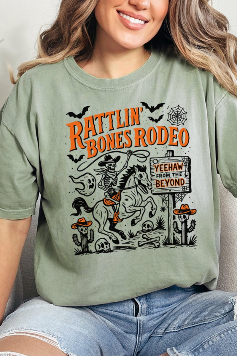 Rattlin' Bones Rodeo Comfort Colors Adult Ring - Spun Cotton Tee - Wholesale Accessory Market