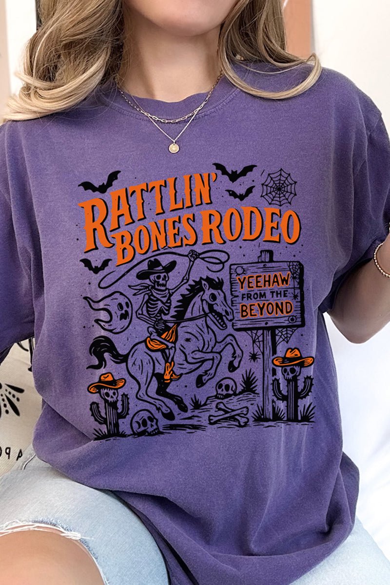 Rattlin' Bones Rodeo Comfort Colors Adult Ring - Spun Cotton Tee - Wholesale Accessory Market