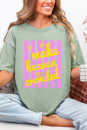 Retro Pop Make Heaven Crowded Comfort Colors Adult Ring-Spun Cotton Tee - Wholesale Accessory Market