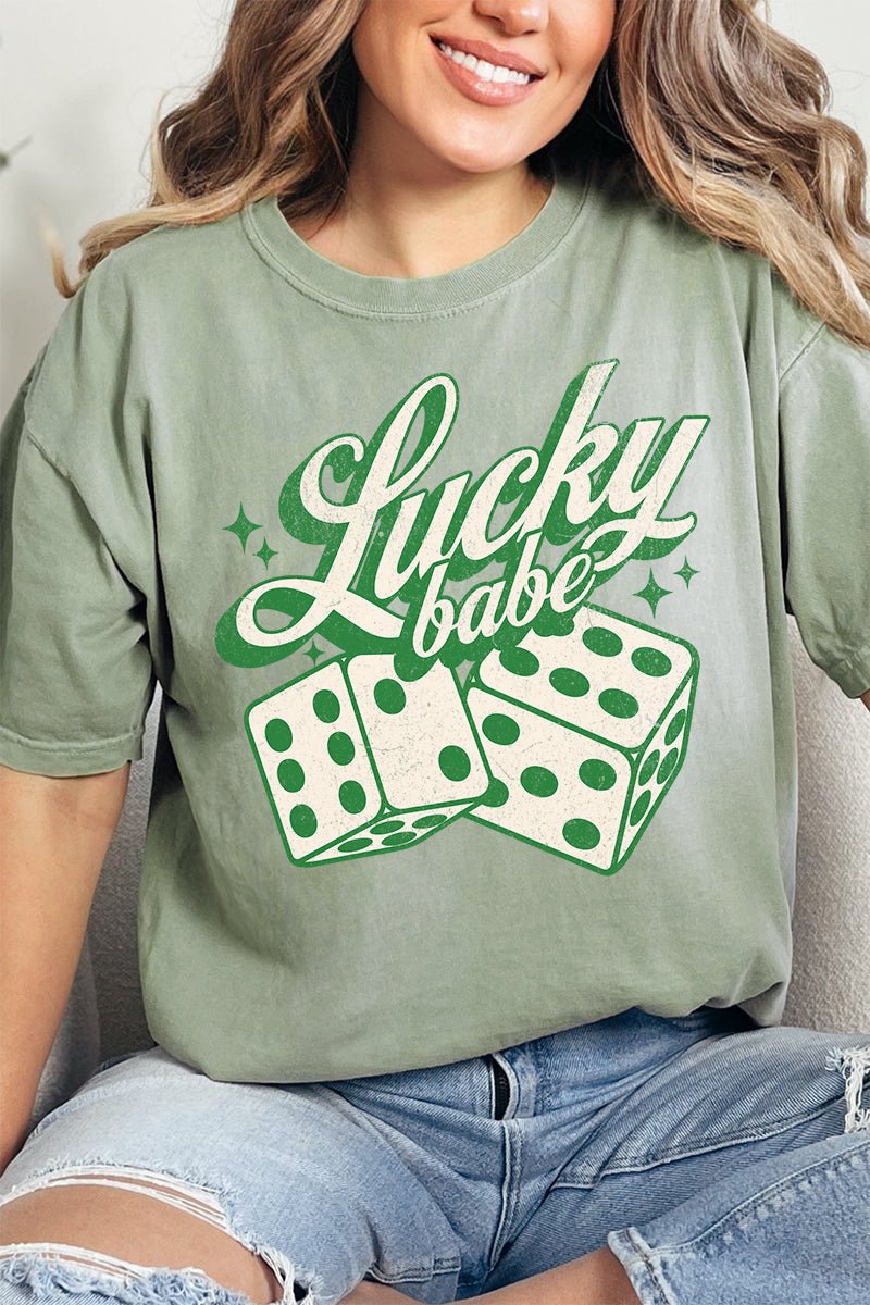 Shamrock Babe Comfort Colors Adult Ring - Spun Cotton Tee - Wholesale Accessory Market