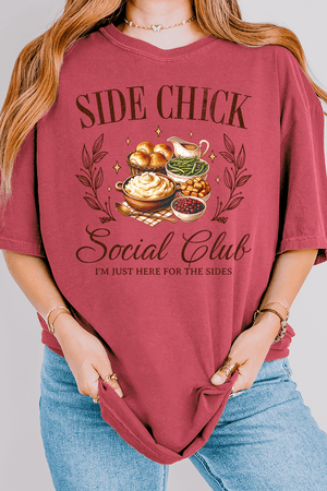 Side Chick Social Club Comfort Colors Adult Ring - Spun Cotton Tee - Wholesale Accessory Market