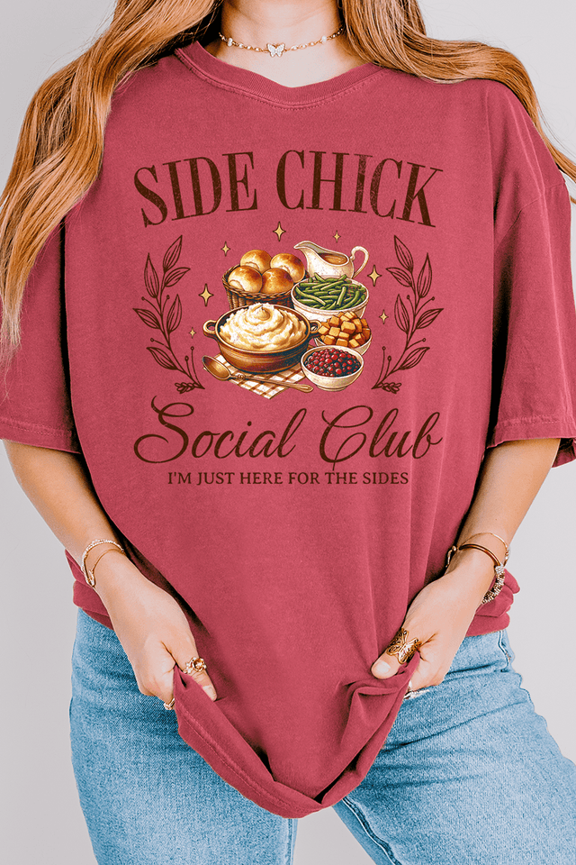 Side Chick Social Club Comfort Colors Adult Ring - Spun Cotton Tee - Wholesale Accessory Market