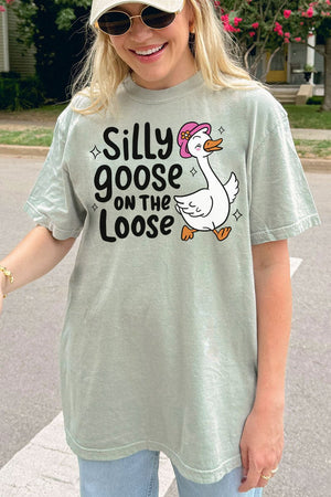 Silly Goose On The Loose Comfort Colors Adult Ring - Spun Cotton Tee - Wholesale Accessory Market