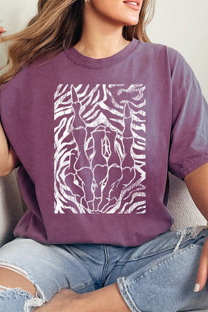 Skelly Hand Comfort Colors Adult Ring - Spun Cotton Tee - Wholesale Accessory Market