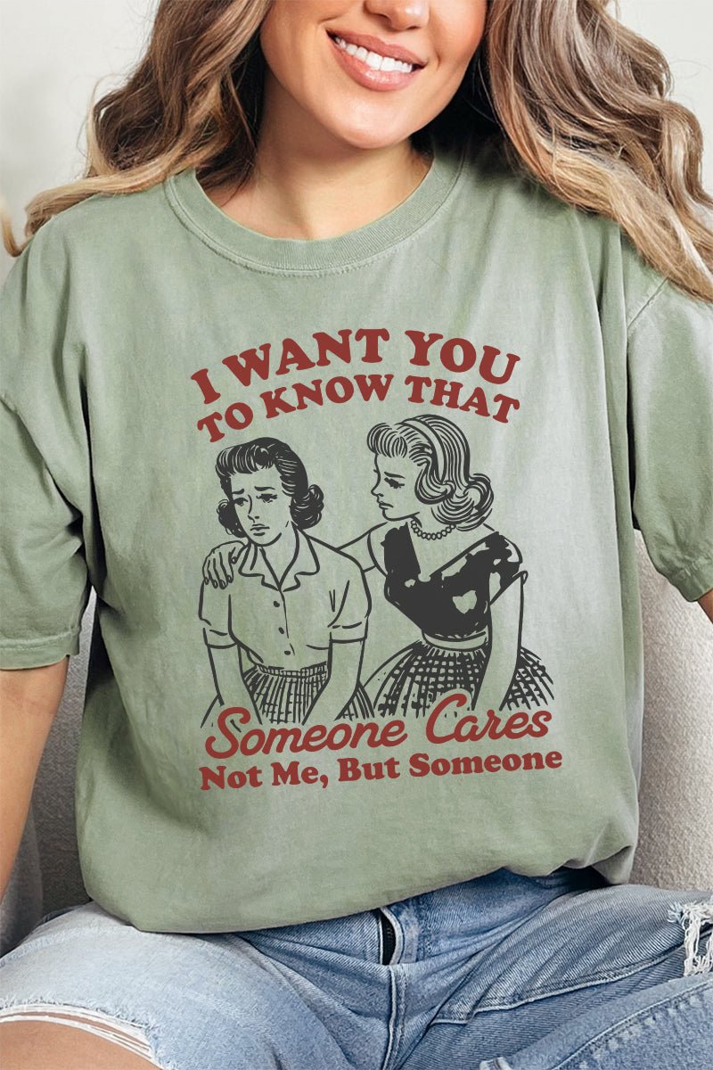 Someone Cares Not Me Comfort Colors Adult Ring - Spun Cotton Tee - Wholesale Accessory Market