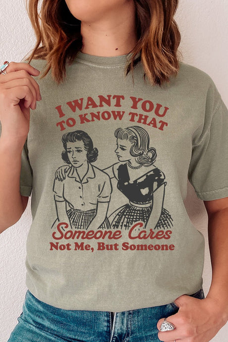Someone Cares Not Me Comfort Colors Adult Ring - Spun Cotton Tee - Wholesale Accessory Market