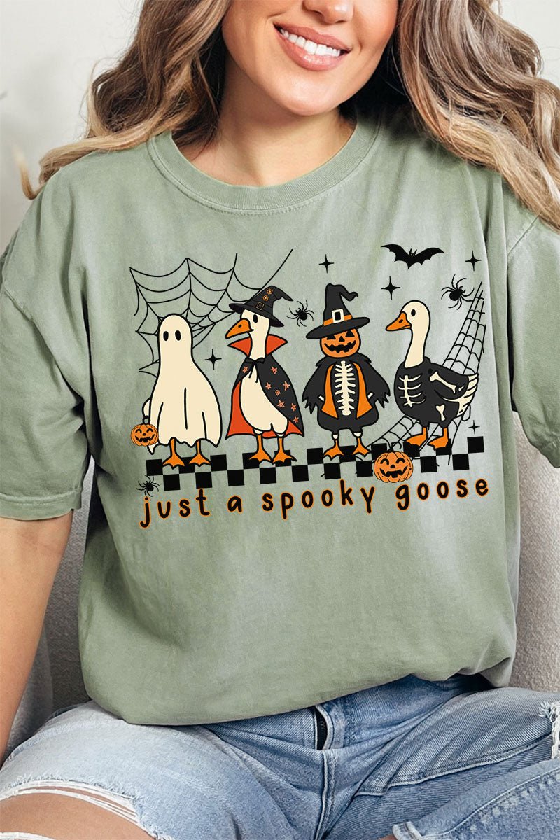 Spooky Goose Comfort Colors Adult Ring - Spun Cotton Tee - Wholesale Accessory Market