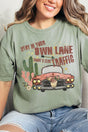 Stay In Your Own Lane Comfort Colors Adult Ring - Spun Cotton Tee - Wholesale Accessory Market