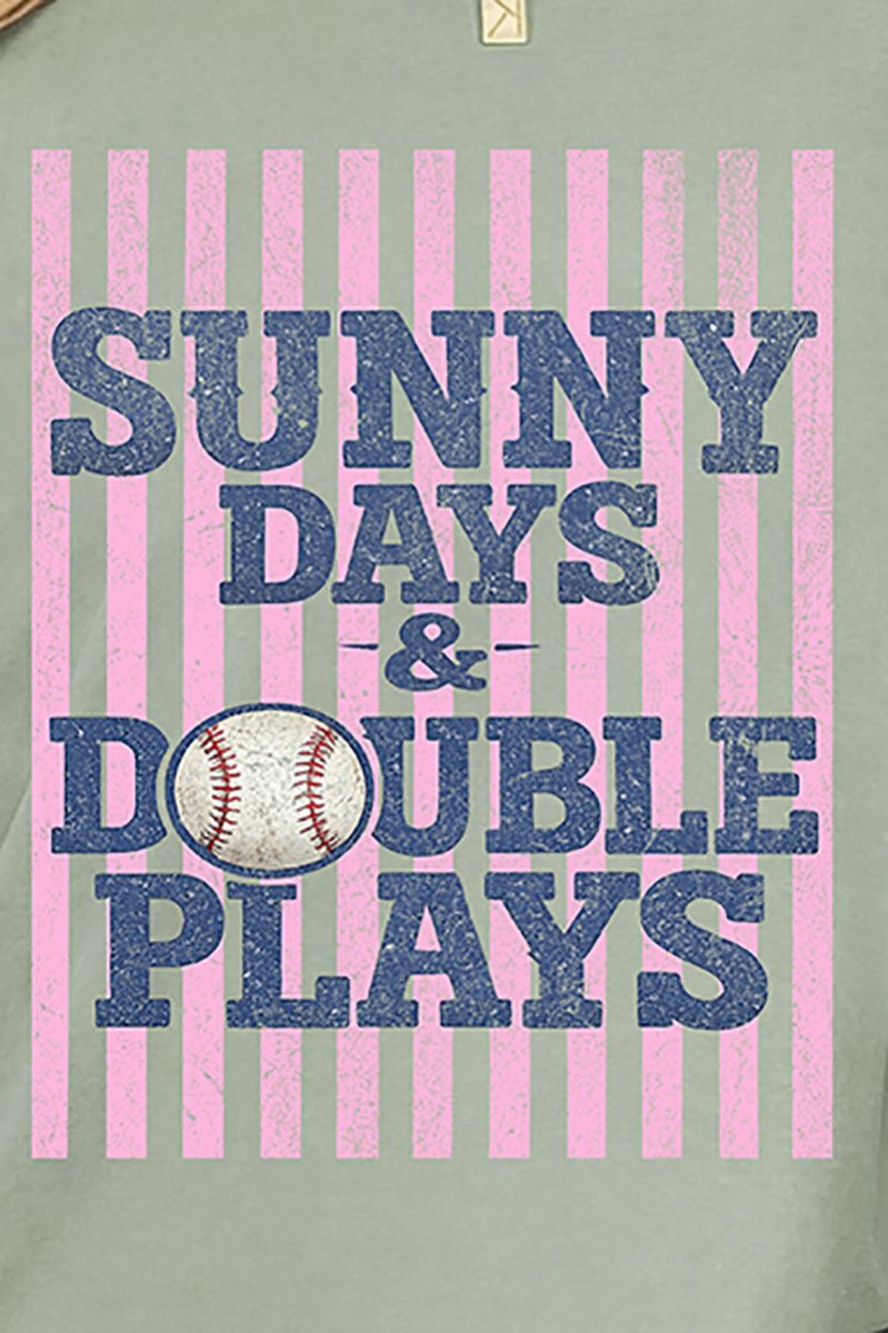 Sunny Days & Double Plays Comfort Colors Adult Ring - Spun Cotton Tee - Wholesale Accessory Market