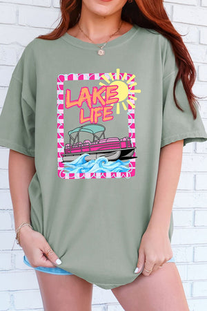 Sunny Lake Life Comfort Colors Adult Ring - Spun Cotton Tee - Wholesale Accessory Market