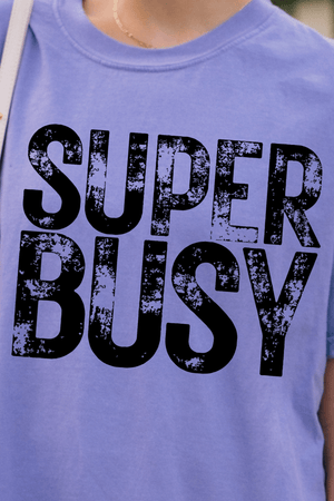 Super Busy Comfort Colors Adult Ring - Spun Cotton Tee - Wholesale Accessory Market