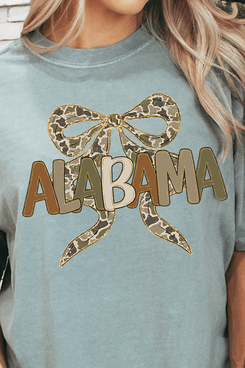 Sweet Home Camo Alabama Comfort Colors Adult Ring - Spun Cotton Tee - Wholesale Accessory Market