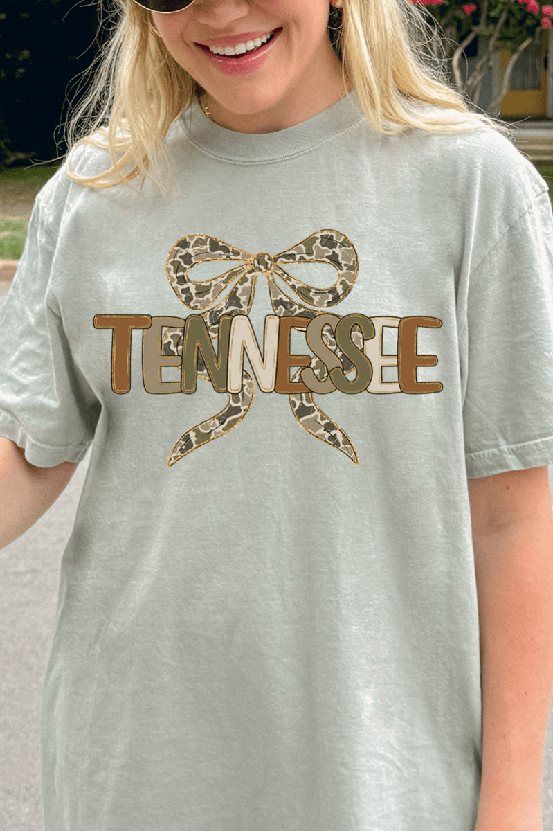Sweet Home Camo Tennessee Comfort Colors Adult Ring - Spun Cotton Tee - Wholesale Accessory Market