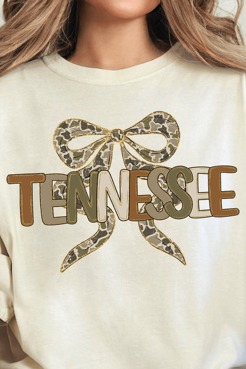 Sweet Home Camo Tennessee Comfort Colors Adult Ring - Spun Cotton Tee - Wholesale Accessory Market