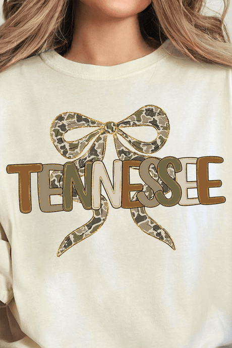 Sweet Home Camo Tennessee Comfort Colors Adult Ring - Spun Cotton Tee - Wholesale Accessory Market