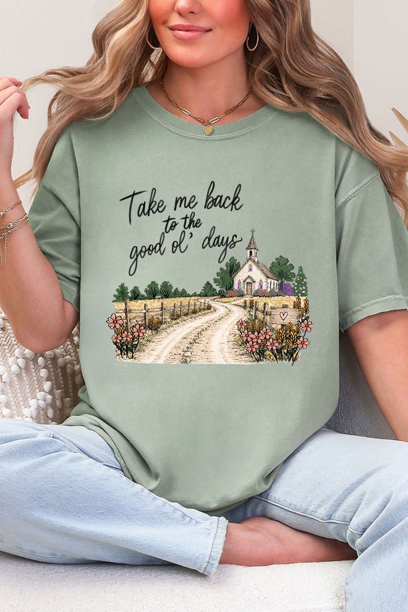 Take Me Back Comfort Colors Adult Ring-Spun Cotton Tee - Wholesale Accessory Market