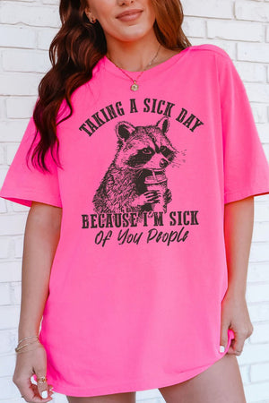 Taking A Sick Day Comfort Colors Adult Ring - Spun Cotton Tee - Wholesale Accessory Market