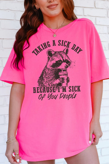 Taking A Sick Day Comfort Colors Adult Ring - Spun Cotton Tee - Wholesale Accessory Market