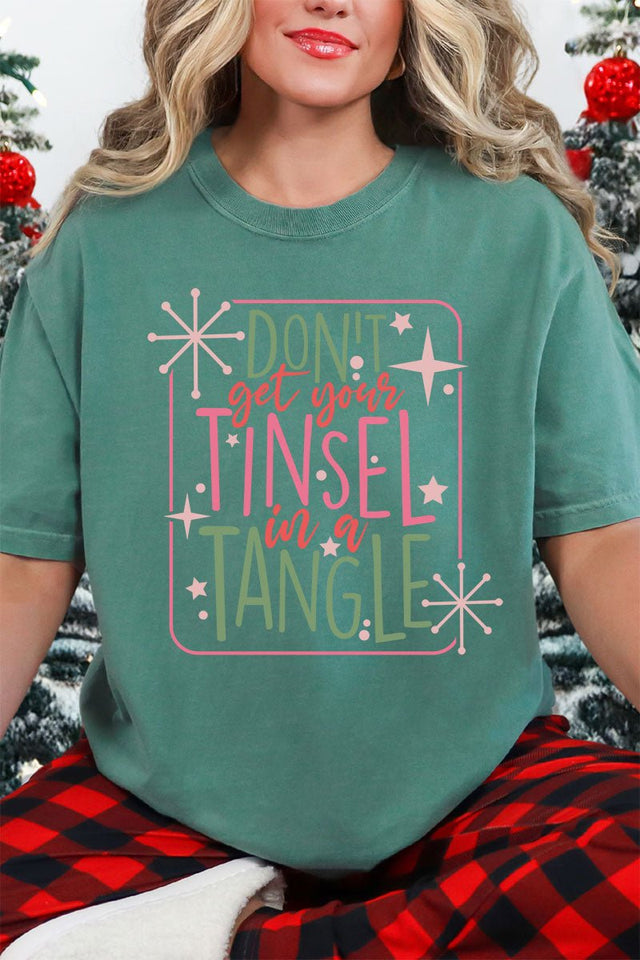 Tinsel In A Tangle Comfort Colors Adult Ring - Spun Cotton Tee - Wholesale Accessory Market