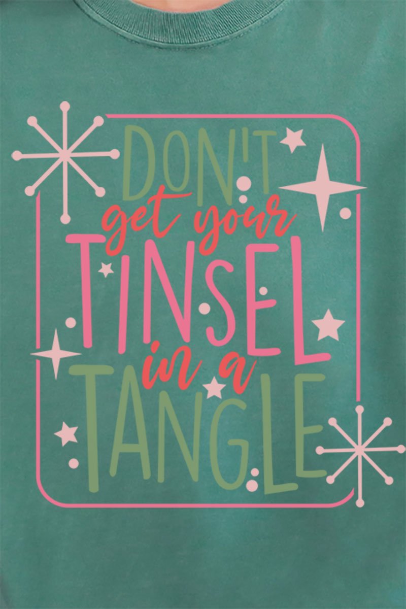 Tinsel In A Tangle Comfort Colors Adult Ring - Spun Cotton Tee - Wholesale Accessory Market