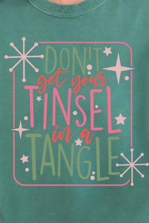 Tinsel In A Tangle Comfort Colors Adult Ring - Spun Cotton Tee - Wholesale Accessory Market