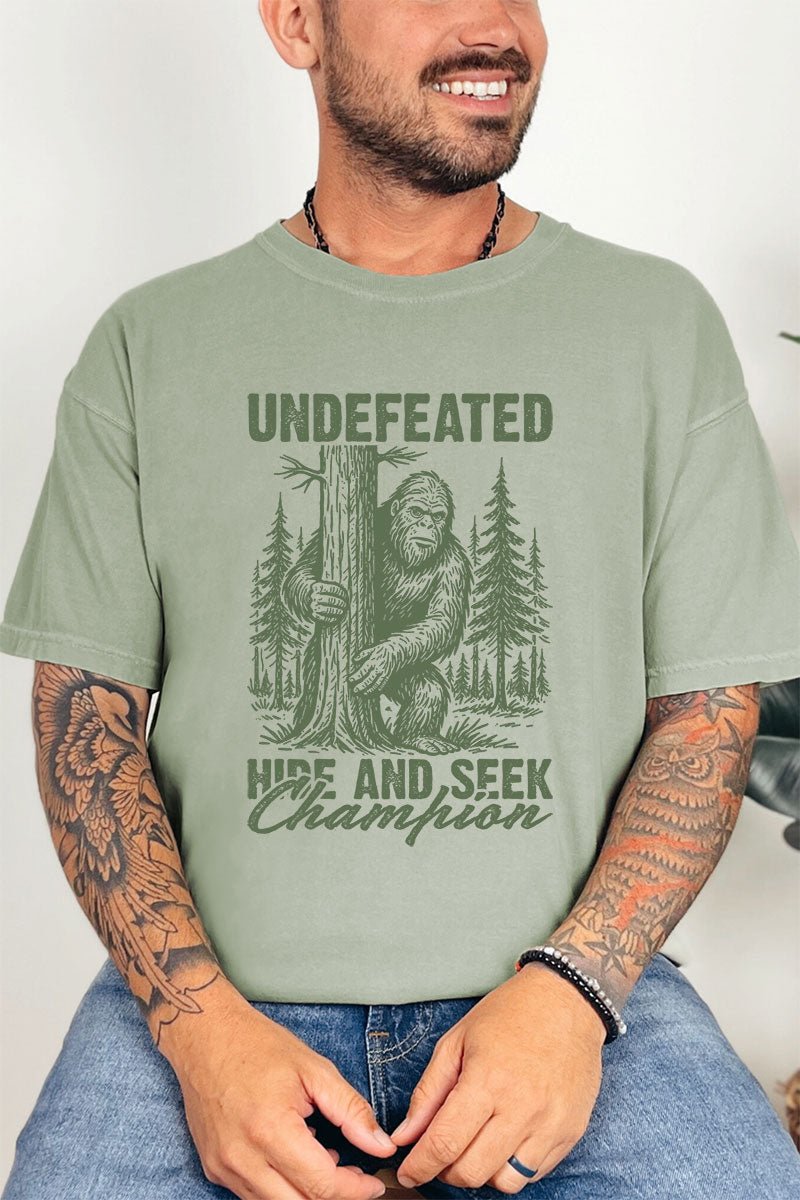 Undefeated Hide And Seek Champion Comfort Colors Adult Ring - Spun Cotton Tee - Wholesale Accessory Market