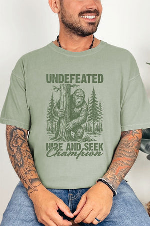 Undefeated Hide And Seek Champion Comfort Colors Adult Ring - Spun Cotton Tee - Wholesale Accessory Market