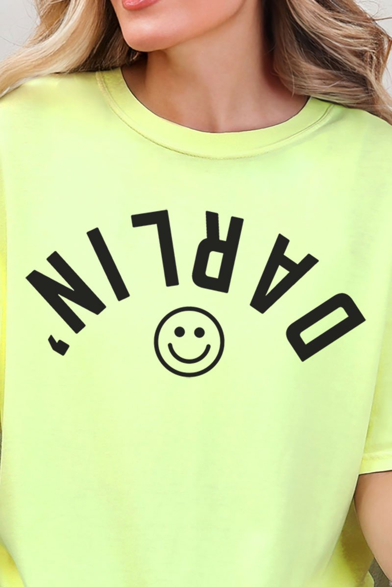 Upside Down Darlin' Comfort Colors Adult Ring - Spun Cotton Tee - Wholesale Accessory Market