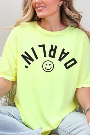 Upside Down Darlin' Comfort Colors Adult Ring - Spun Cotton Tee - Wholesale Accessory Market