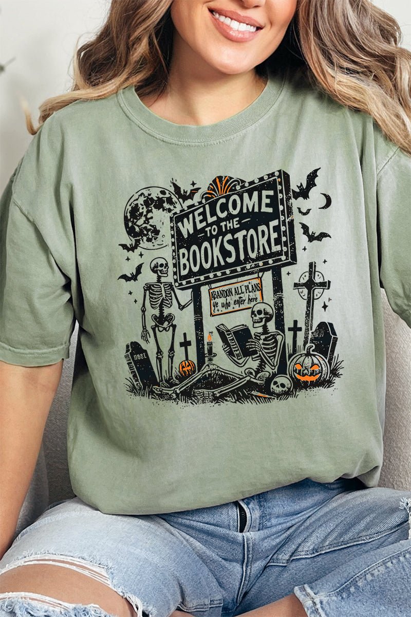 Welcome To The Bookstore Comfort Colors Adult Ring - Spun Cotton Tee - Wholesale Accessory Market