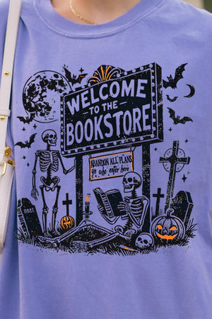 Welcome To The Bookstore Comfort Colors Adult Ring - Spun Cotton Tee - Wholesale Accessory Market