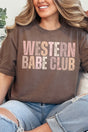 Western Babe Club Comfort Colors Adult Ring - Spun Cotton Tee - Wholesale Accessory Market