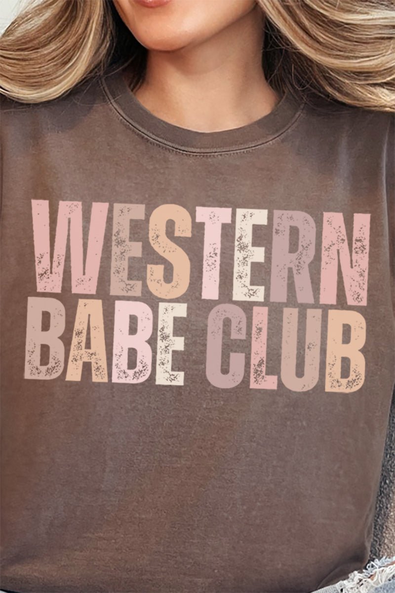 Western Babe Club Comfort Colors Adult Ring - Spun Cotton Tee - Wholesale Accessory Market